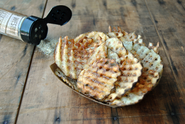 How To Make Waffle Fries with a Mandoline